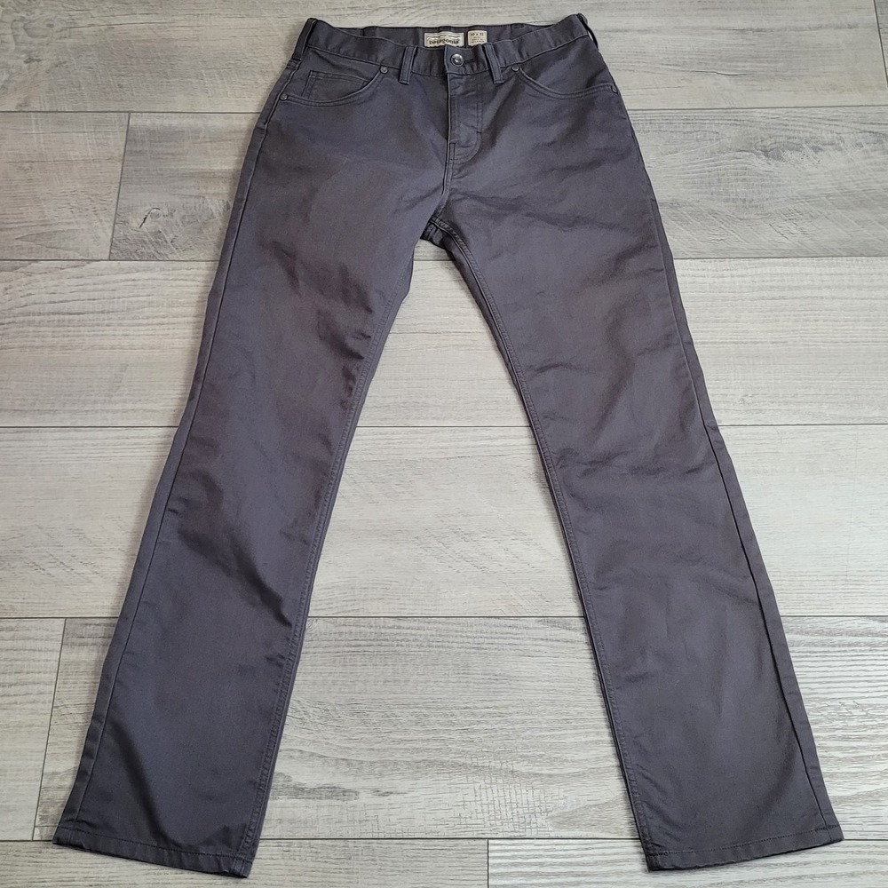 🌲Patagonia Pants Mens 30x32 Gray Performance Twill Jeans Straight Stretch